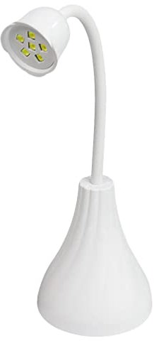 Lurrose 1pc White Nail Dryer Fast Drying Salon Machine for Gel Polish Portable Uv Light for Home Travel Use Eye Safe for Manicure and Pedicure