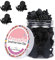 JASVERLIN Lot de 50 petites pinces à cheveux noires mates pour cheveux fins et fins, mini accessoires de cheveux en plastique pour le coiffage, pinces antidérapantes et solides (noir mat)