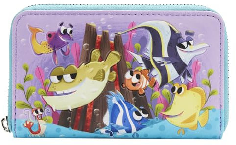 Loungefly Pixar Moments Findet NEMO Tank Zip Around Wallet