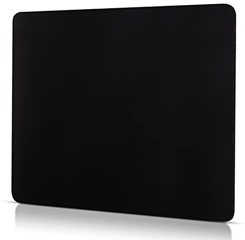 CHUQING Mauspad klein Gaming Mini Mousepad rutschfest für PC, Laptop, Homeoffice und Büro,schwarz,24 x 20 cm