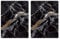 Pagnanno Hob Covers Chopping Board Pack of 2 - Versatile Kitchen Board Glass Worktop Savers - Heat Resistant Sink Boards, Worktop Protectors - Marble Effect Grey (Design 9, 50x40CM)