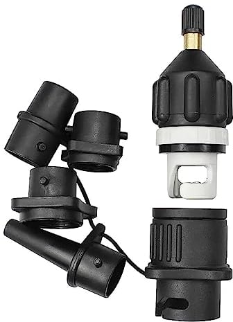 Coolado SUP-Adapter Set 1 | Sup-Adapter Schräder | Geeignet für Kites, Wing Foils, Sup-Boards, Aufblasbare Boote und Zelte | Sup- und Kite-Pumpen | Aufblasbares Kanu | und mehr