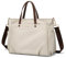 GOLF SUPAGS Borsa Tote per Laptop da 15 Pollici, Borsa a Tracolla per Computer borsa da Lavoro Grande per Donna, Custodia per Laptop Borsa Elegante per Viaggi D'affari (Albicocca)