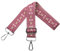 Verstellbarer Schultergurt für Taschen Damen Tragegurt, Taschengurte zum Wechseln, Taschengurt Breit 3.8cm mit Silber Karabiner, Schulterriemen für Schultertasche Handtaschen, Rosa, N1
