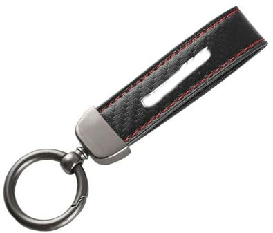 AMNOOL Carbon Fiber Motorrad Schlüsselanhänger Halter Schlüsselanhänger für B-MW R1150GS R1150 GS R 1150 GS Zubehör, Schwarz