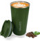 Goodatech taza de viaje de café térmico de acero inoxidable, sin BPA vacío aislado, botella de coche, vaso con tapa hermética, para café caliente/frío, té y cerveza (Verde,18oz)