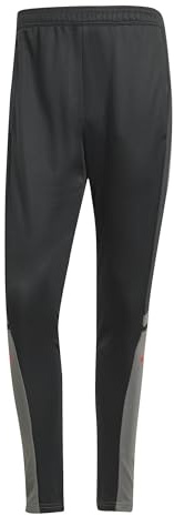 adidas Men's SQUADRA25 Training Pant, Black/Team Grey Four/Pure Ruby, S