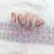 Ceboic 22Pcs Tiras de Uñas de Gel Semicurado, Autoadhesivas Pegatina de Esmalte de Uñas de Gel, Requiere Lámpara UV/LED, Adhesivos para Uñas de Gel para Mujeres y Niñas (Colores Brillantes)