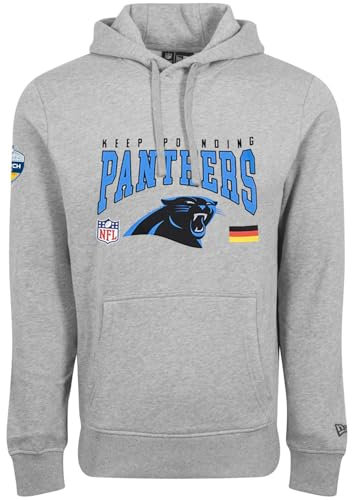 CAROLINA PANTHERS Unisex Football Hooded Kapuzenpullover, Grey Med, 3XL EU