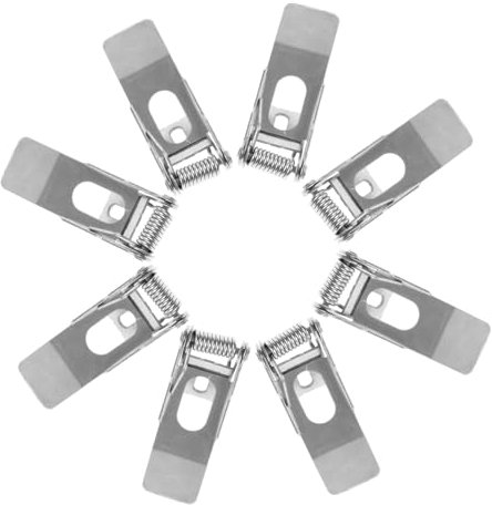 Hoement 8-teilige Downlight-lichtclips Haltefederclips Für Einbauleuchten Deckenpaneele Und Strahler Installieren