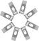 Hoement 8-teilige Downlight-lichtclips Haltefederclips Für Einbauleuchten Deckenpaneele Und Strahler Installieren