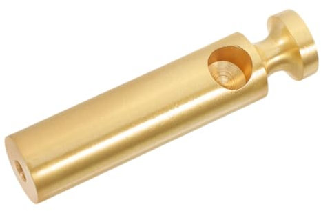 DIYEAH 1 Stück Zaunspaltenzubehör Elegante Geländerhardware Pfostenkappen Metallspindelanschlüsse Handläufanschlussanschlüsse Weinschrankgeländer Innenmöbelgeländerkappen Messing Golden