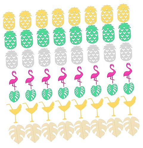 IMIKEYA 3packungen Hawaiian Tropisches Konfetti Für Geburtstagsfeiern Hochzeiten Und Sommerfeste Bunte Tischdekoration Für Babypartys Und Bastelprojekte