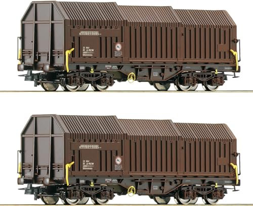 Roco 6600132 H0 2er Set Teleskophaubenwagen Shimmns, ÖBB, RCW, Ep. VI