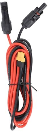 NINESHE Xt60 Adapter, Stabile Übertragung, 6,6 Fuß Tragbarer Kraftwerksanschluss, Kompatibel mit Panel Generator Controller für Tragbare Kraftwerke