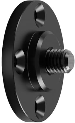 Mehrzweck-Kamera-Halterung aus Aluminiumlegierung, 0,95 cm (3/8 Zoll), für DSLR-Stative, Handyhalter, Innen- und Außenbereich, Studio, Verwendung mit Kugelkopf-Adapter