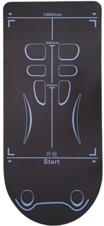 Übungs-Yogamatte – 140 x 57 cm Heimtrainingsmatte, stoßdämpfendes