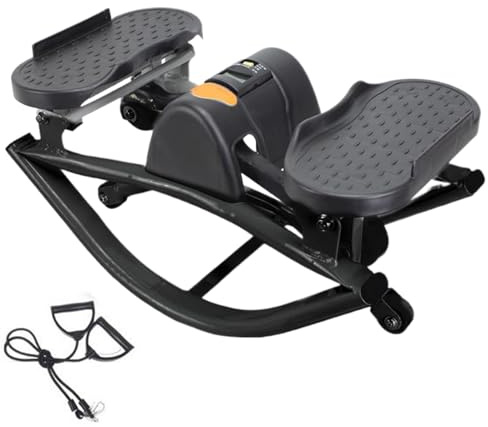 Rock Stepper Machine - Exercise Equipment | Portable Compact Rock Machine Stepper Side to Side | for Women Men Apartment Dorm Office Gym Home