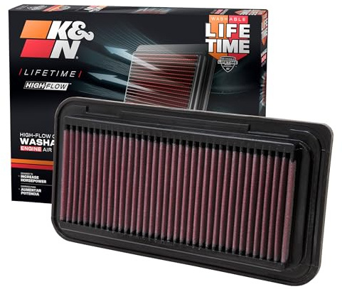 K&N 33-2300 Motorluftfilter: Hochleistung, Prämie, Abwaschbar, Ersatzfilter,Erhöhte Leistung, 2005-2019 (86, Gt 86, BRZ, FR-S)