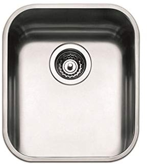 Smeg UM40 | Évier de cuisine suspendu en acier inoxydable | Collection : ALBA | 36 x 42 cm | Couleur/Finition : Inox