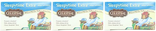 (3 PACK) - Celestial Seasonings - Sleepytime Extra Tea | 20 Bag | 3 PACK BUNDLE