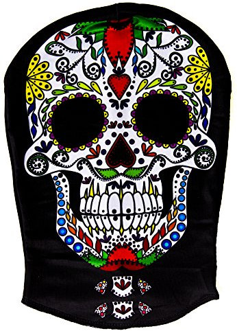 jour de the Dead Masque - Tête de mort Calavera Masque body style Déguisement Halloween accessoire par ilovefancydress - mexicain espagnol dia de los muertos