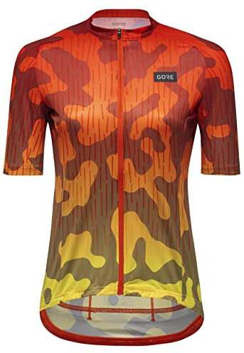 GORE WEAR Damen Rain Camo Trikot, Fireball, 36 EU