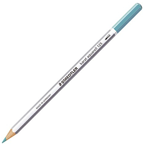 Aquarellfarbstift türkis