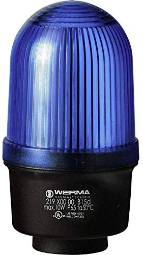 Werma Signaltechnik Signalleuchte 219.500.00 219.500.00 Blau Dauerlicht 12 V/AC, 12 V/DC, 24 V/AC, 24 V/DC, 48 V/AC, 48