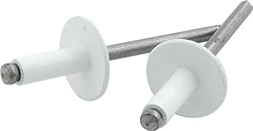 Allstar Performance Remache de Cabeza Grande, Aluminio, Blanco, Paquete de 250