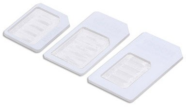 Nano SIM Karten Adapter 3 in 1 und Micro SIM Adapter iPhone 4 4s iPhone 5