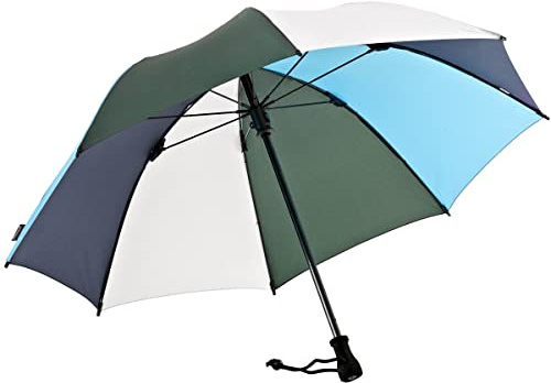 Euroschirm birdiepal outdoor Trekking Regenschirm CW6 blau-mix