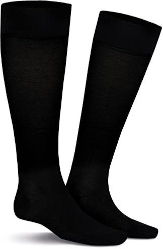 KUNERT Herren Kniestrümpfe Fly&Care® Stützklasse III effektive Stützwirkung Black 0070 47-48