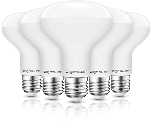 Aigostar E27 LED Reflektor Warmweiß 12W Lampe 1170 Lumen Glühbirne Leutchtmittel 3000 Kelvin, R80 170° Abstrahlwinkel Energiesparlampe, 5 Stücke