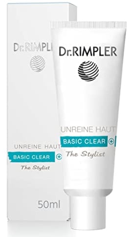 Dr. Rimpler BB-Cream für Unreine Haut Skin Stylist Basic Clear I Getönte Tagescreme zur Abdeckung und Linderung von Pickel, Akne, Unreinheiten, 50ml