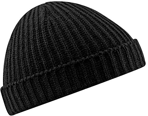 Beechfield Fischer-Beanie - Schwarz -