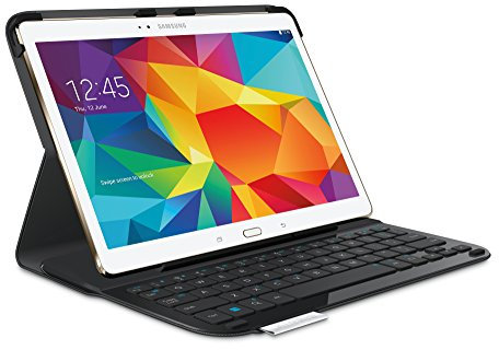 Logitech Type S - Funda con Teclado para Samsung Galaxy Tab S, Negro - QWERTY Español