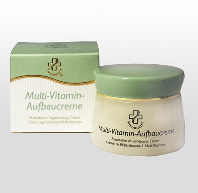 Hagina Multi-Vitamin-Aufbaucreme 50ml - für normale & trockene Haut, frei von Mineralölen, PEGs und chemischer Konservierung.