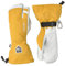 Hestra Heli Ski 3-Finger Handschuhe Lederhandschuhe Skihandschuhe Damenhandschuhe Herrenhandschuhe (9 HS - gelb)