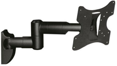 electrosmart Black Full Motion LCD TV Wall Mount Bracket for 23 - 42 TV - Maximum 200x200 VESA Swivel & Tilt & Cable Management