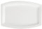Olympia Whiteware Lot de 6 assiettes rectangulaires en porcelaine 320 mm