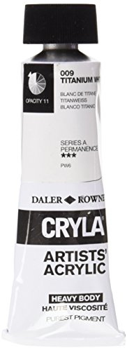 Daler Rowney : Cryla Acrylic Paint : 75ml : Titanium White
