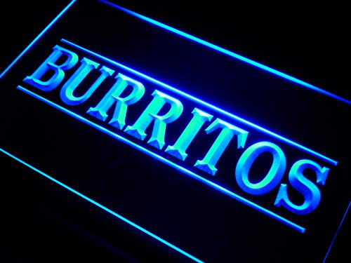 ADVPRO i288-b Burritos Neon Light Sign Barlicht Neonlicht Lichtwerbung