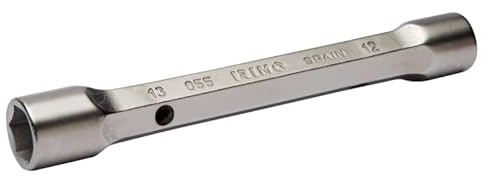 IRIMO 14-15 mm Dual‑Head Pipe Wrench – 6‑Point Dynamic Drive, Chrome Finish