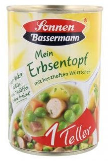 Sonnen Bassermann Mein Erbsentopf mit herzhaften Würstchen