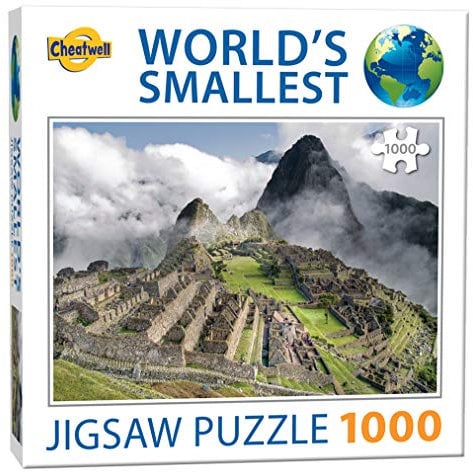 Cheatwell Games 13916 World's Smallest 1000 Piece Jigsaw Puzzle Machu Picchu