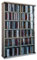 VCM Holz CD DVD Stand Regal Schrank Aufbewahrung Standregal Ständer Roma Glastür Sonoma-Eiche