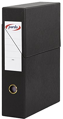 PARDO 245601 Mäppchen Ordner, 80 mm, schwarz