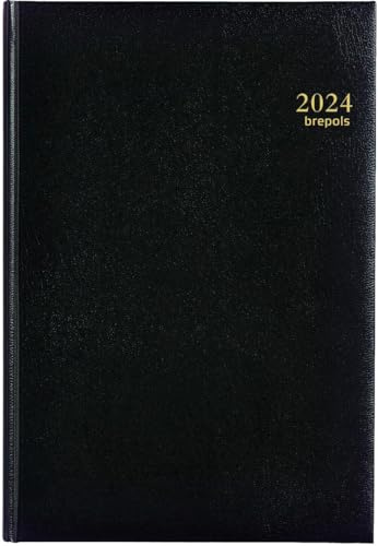 brepols Agenda semainier OMEGA 2018, 210 x 290 mm, noir