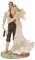 Cake Company Cake Topper Brautpaar Barfuss am Strand I Hochzeit Tortendekoration für besondere Momente I Tortenfigur aus hochwertigem Material
